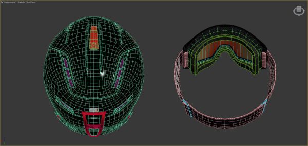 Ski Helmet and Goggles Uvex