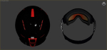 Ski Helmet and Goggles Uvex