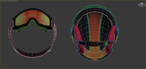 Ski Helmet and Goggles Uvex
