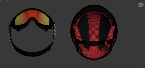 Ski Helmet and Goggles Uvex