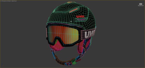 Ski Helmet and Goggles Uvex