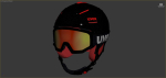 Ski Helmet and Goggles Uvex