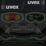 Ski Helmet and Goggles Uvex
