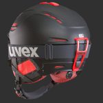 Ski Helmet and Goggles Uvex