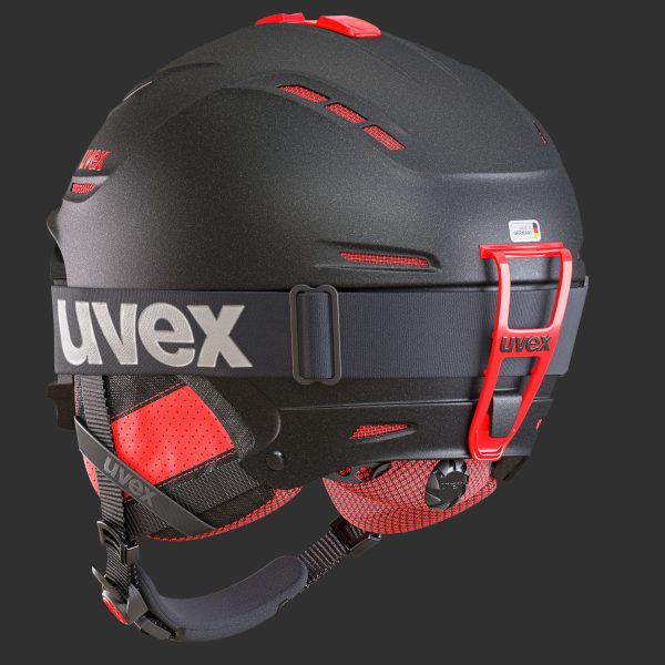 Ski Helmet and Goggles Uvex