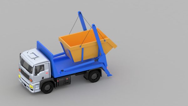 Skip Loader Truck - Construction Machine BIM