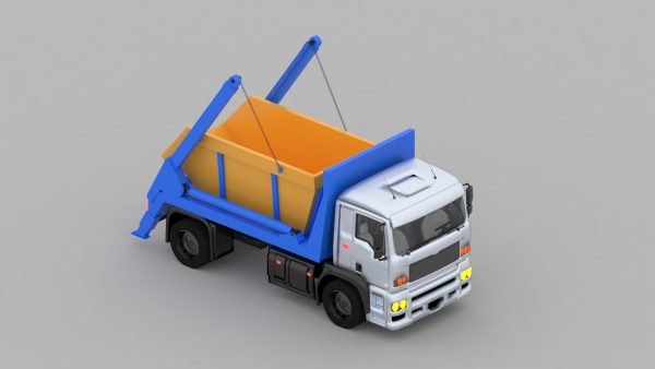 Skip Loader Truck - Construction Machine BIM