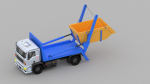 Skip Loader Truck - Construction Machine BIM