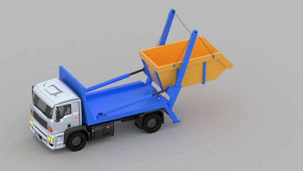 Skip Loader Truck - Construction Machine BIM