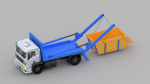 Skip Loader Truck - Construction Machine BIM