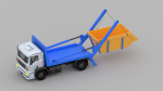 Skip Loader Truck - Construction Machine BIM