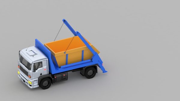 Skip Loader Truck - Construction Machine BIM