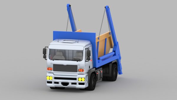 Skip Loader Truck - Construction Machine BIM