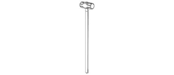 Sledge Hammer with Wooden Handle
