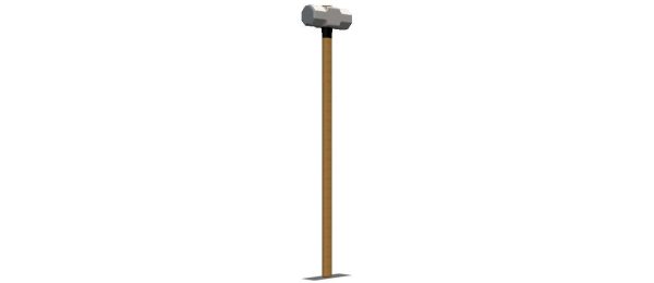 Sledge Hammer with Wooden Handle