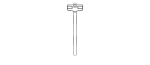 Sledge Hammer with Wooden Handle