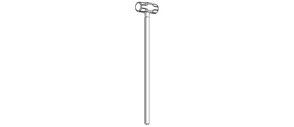 Sledge Hammer with Wooden Handle
