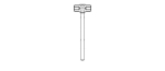 Sledge Hammer with Wooden Handle