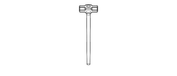 Sledge Hammer with Wooden Handle