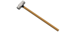 Sledge Hammer with Wooden Handle