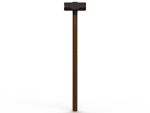 Sledge Hammer with Wooden Handle