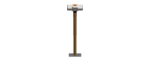 Sledge Hammer with Wooden Handle