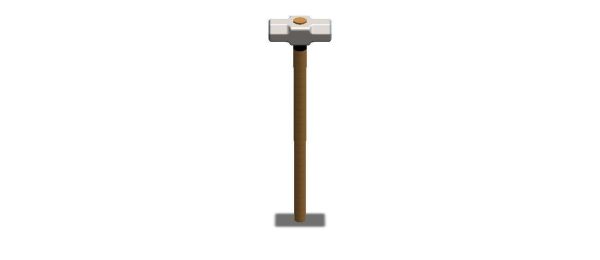 Sledge Hammer with Wooden Handle