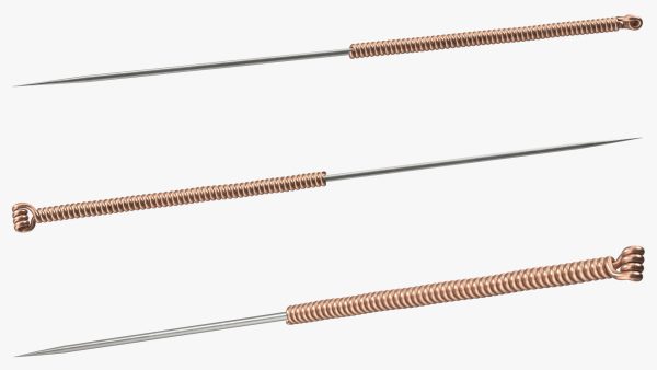 Small Acupuncture Needle Gold