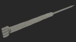 Small Acupuncture Needle Gold