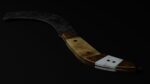 Small Bone Decorated Sickle