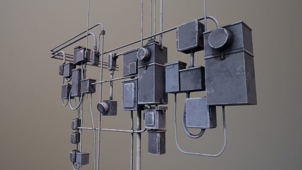 Small Electrical Box Collection  - 4K PBR Game Ready