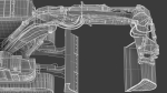 Small Excavator Triple Arm Generic
