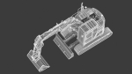 Small Excavator Triple Arm Generic