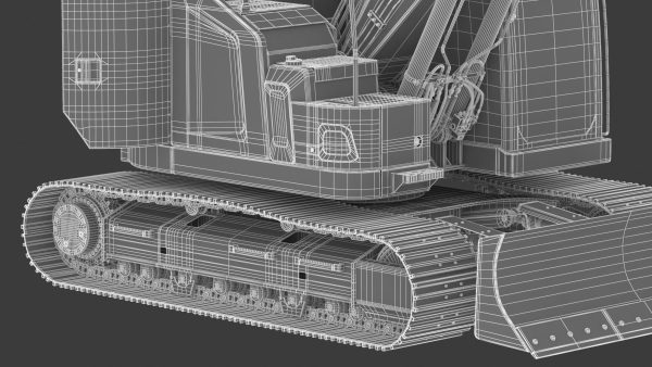 Small Excavator Triple Arm Generic