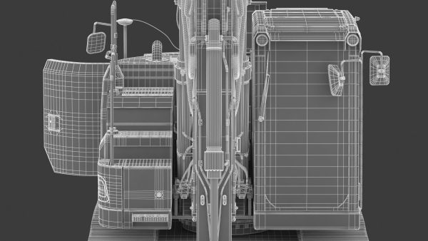Small Excavator Triple Arm Generic