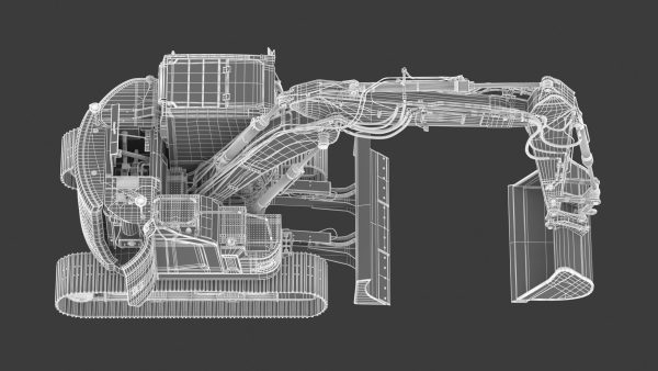 Small Excavator Triple Arm Generic