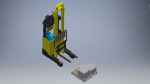 Small forklift 3d model