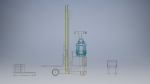 Small forklift 3d model