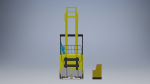 Small forklift 3d model