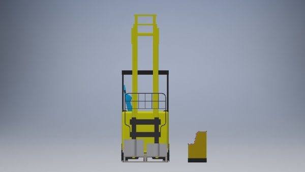 Small forklift 3d model