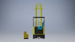 Small forklift 3d model