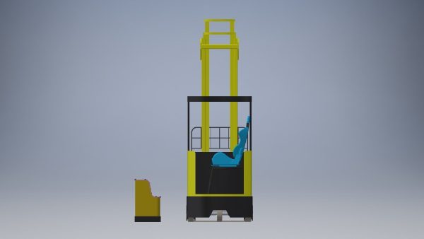 Small forklift 3d model