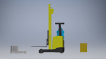 Small forklift 3d model