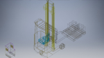 Small forklift 3d model