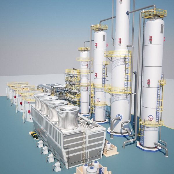 Small Industrial Oil Refinery
