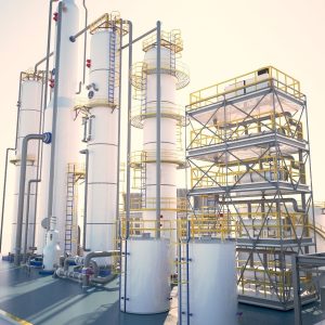 Small Industrial Oil Refinery