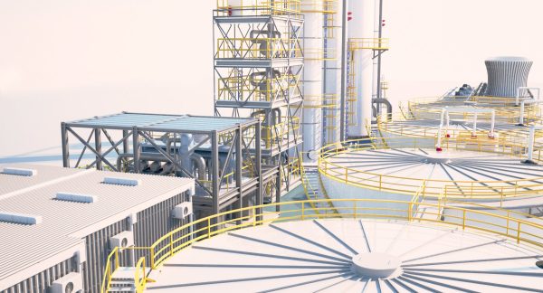 Small Industrial Oil Refinery