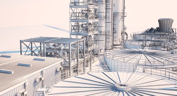 Small Industrial Oil Refinery