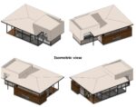 Small office in steel structure