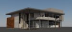 Small office in steel structure